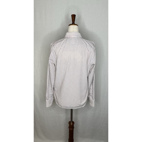 Lauren Ralph Lauren RL Crested Striped Oxford Shirt, Women’s Size Small - Picture 2 of 6